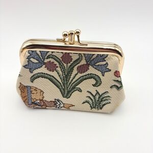 Signare Tapestry Alice in Wonderland Kiss Lock Double Compartment Coin Purse